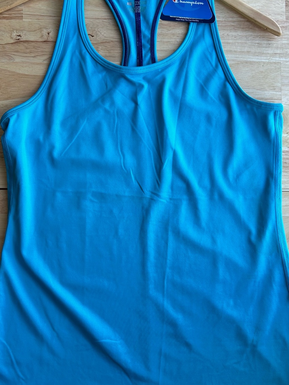 Champion Women’s Turquoise Racerback Athletic Tank Top